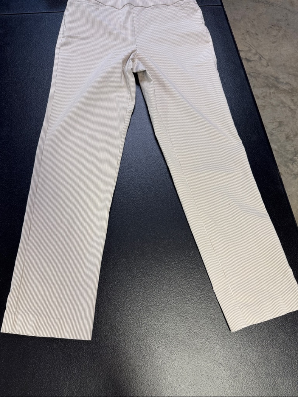 Liz Claiborne ladies Cream Pinstripe Chinos